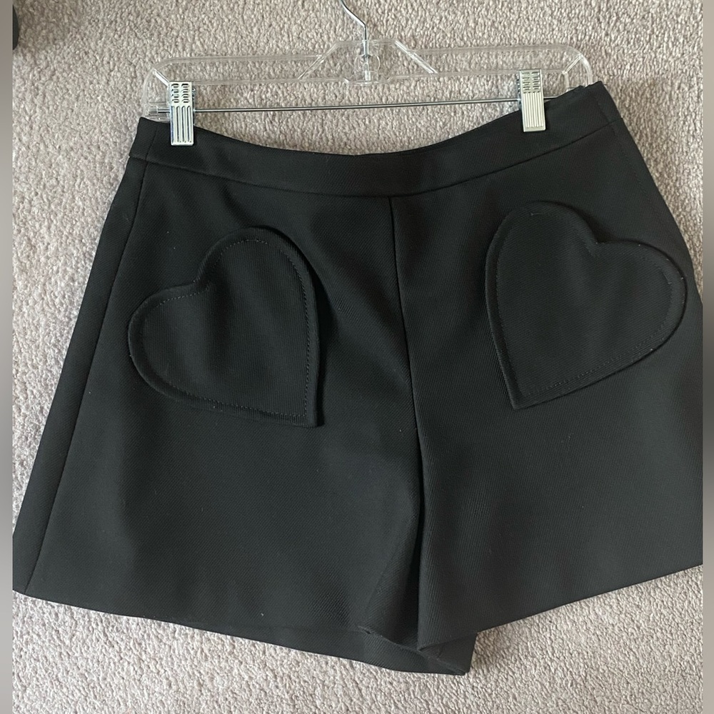Red Valentino shorts black - Heart